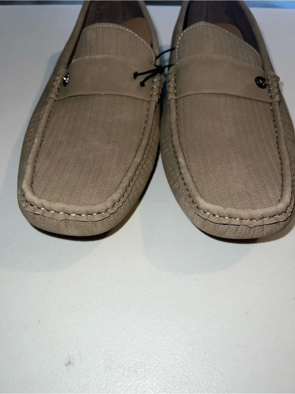 GUESS Men's Tan Faux Suede Slip-On Loafers Size 13 NWOT